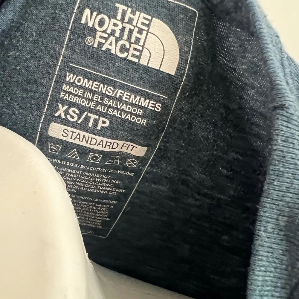 The North Face Blue Fitted Polo T-Shirt Short Sleeve - Picture 2 of 3